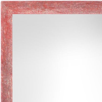 11" x 14" Red Solid Wood Hanging Picture Frame
