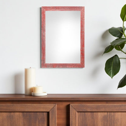 11" x 14" Red Wood Hanging Picture Frame