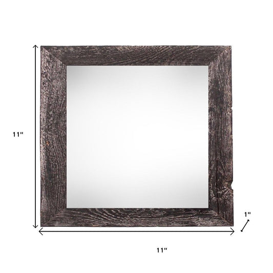 8" x 8" Black Wood Tabletop Picture Frame