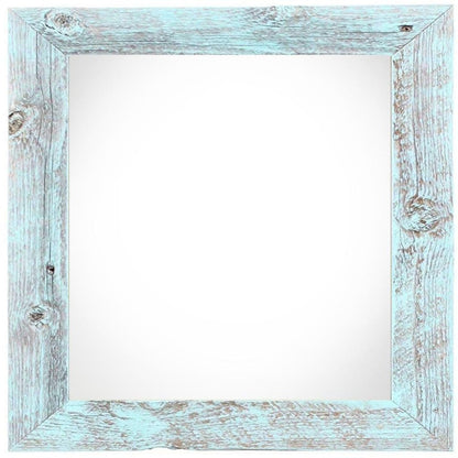 8" x 8" Blue Solid Wood Tabletop Picture Frame