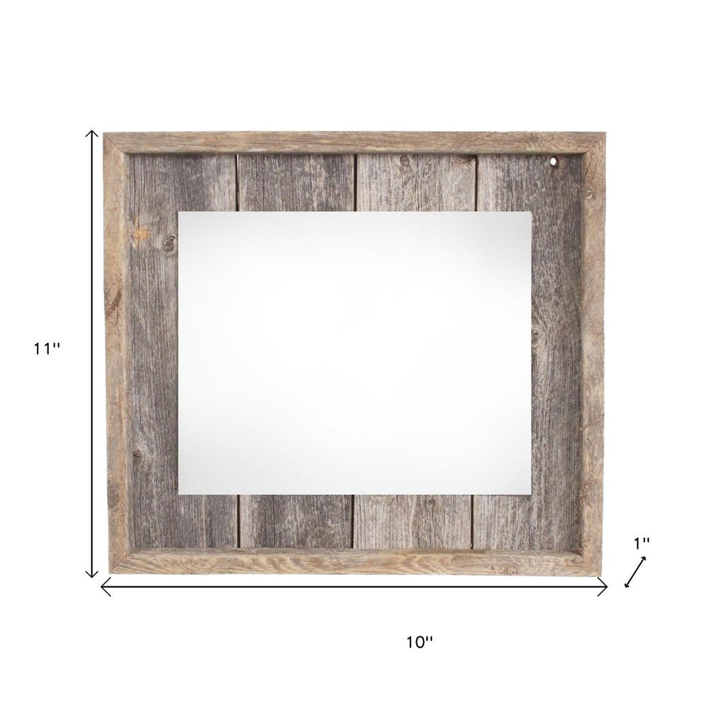 5" x 7" Gray Solid Wood Tabletop Picture Frame