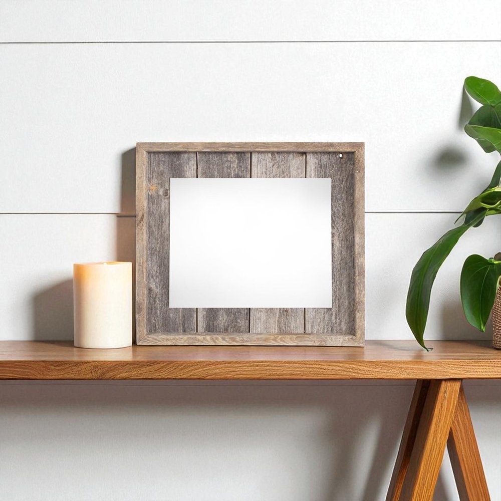 5" x 7" Gray Wood Tabletop Picture Frame