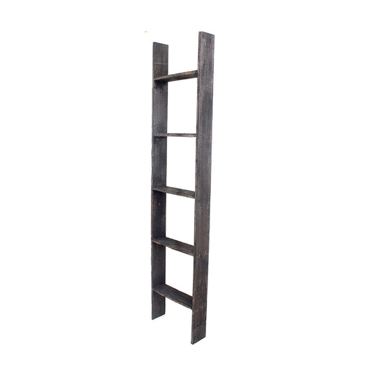60" X 15" Charcoal Wood Hanging Dimensional Sculpture