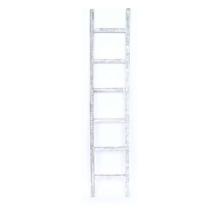 72" X 16" White Wood Hanging Dimensional Sculpture