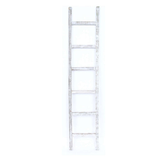 72" X 16" White Wood Hanging Dimensional Sculpture