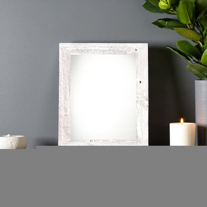 5" x 7" White Solid Wood Tabletop Picture Frame
