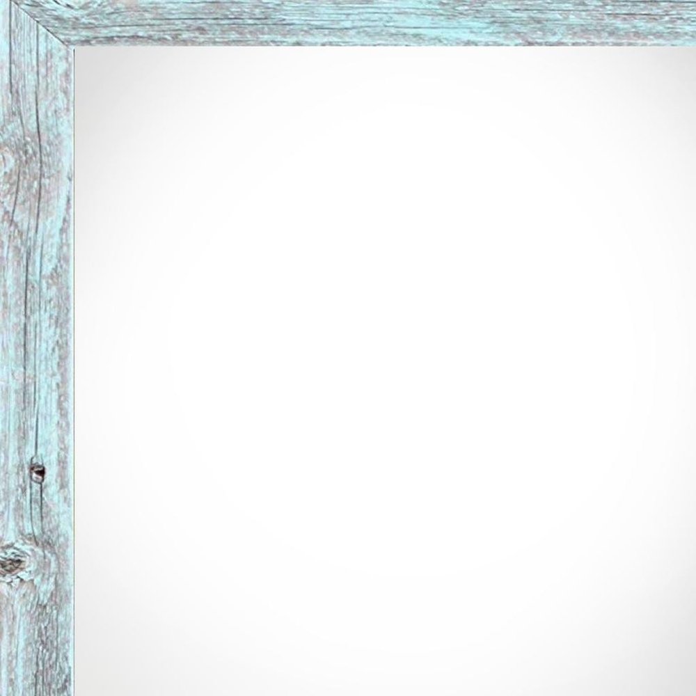 6" x 6" Blue Solid Wood Tabletop Picture Frame