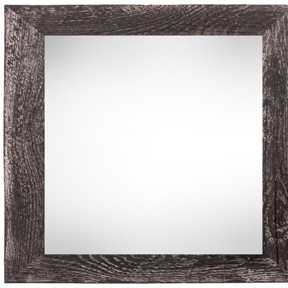 6" x 6" Black Solid Wood Tabletop Picture Frame