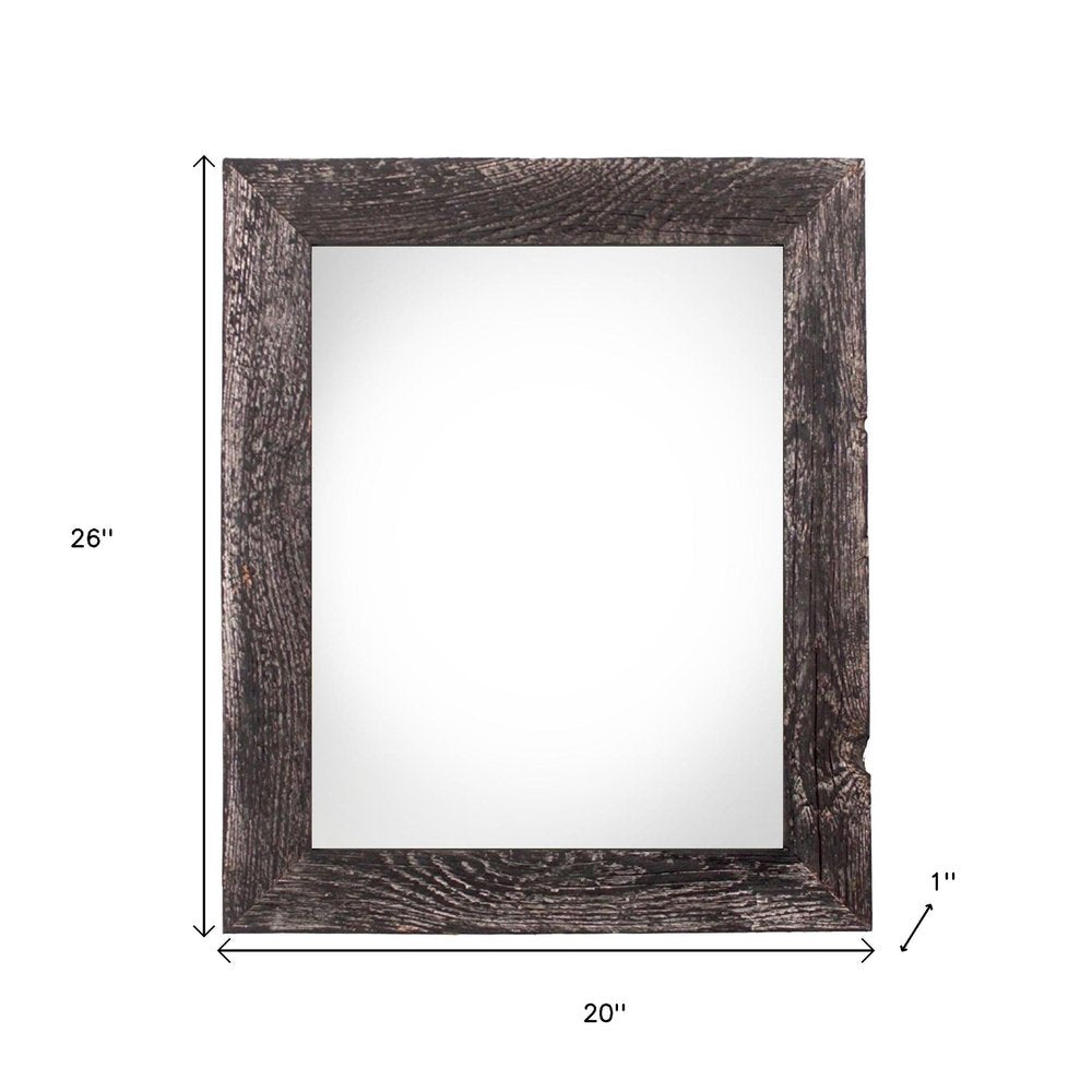 18" x 24" Black Solid Wood Hanging Picture Frame