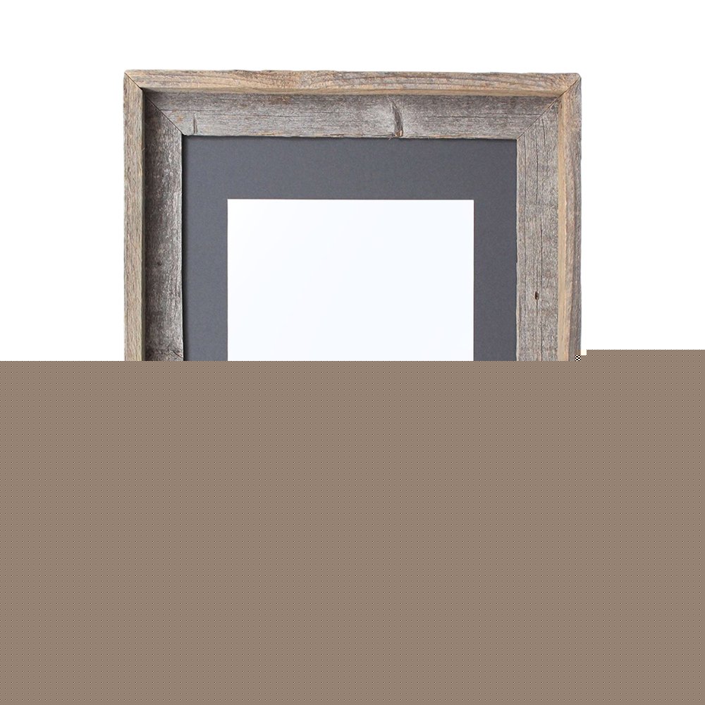 16" x 20" Gray Solid Wood Hanging Picture Frame