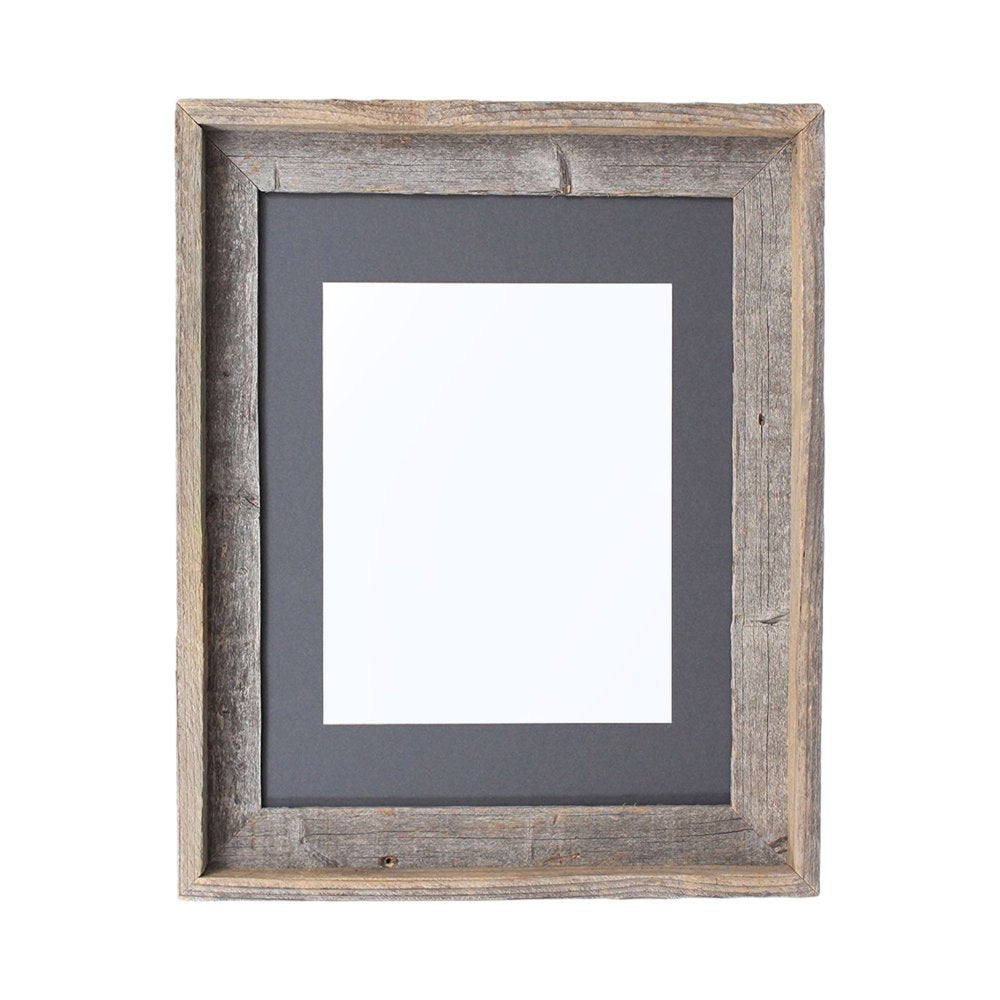 16" x 20" Gray Wood Hanging Picture Frame