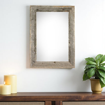 13" x 19" Gray Solid Wood Hanging Picture Frame