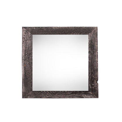 12" x 12" Black Solid Wood Tabletop Picture Frame