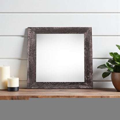 12" x 12" Black Solid Wood Tabletop Picture Frame