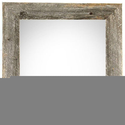 12" x 18" Gray Solid Wood Hanging Picture Frame