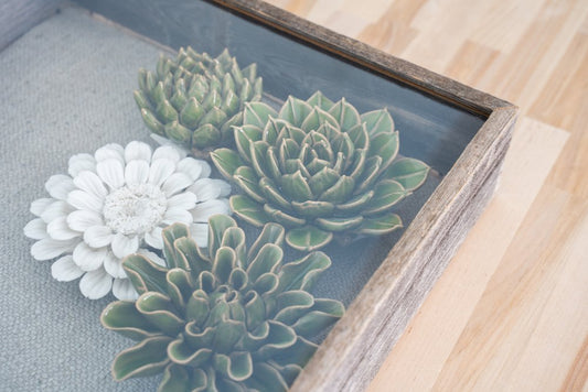 11" x 14" Gray Solid Wood Hanging Picture Frame