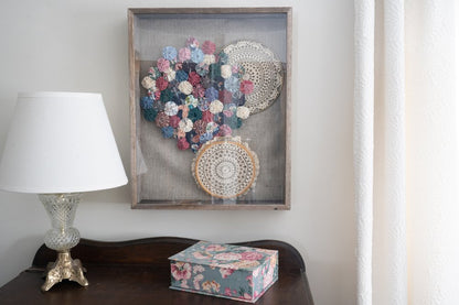 11" x 14" Gray Solid Wood Hanging Picture Frame