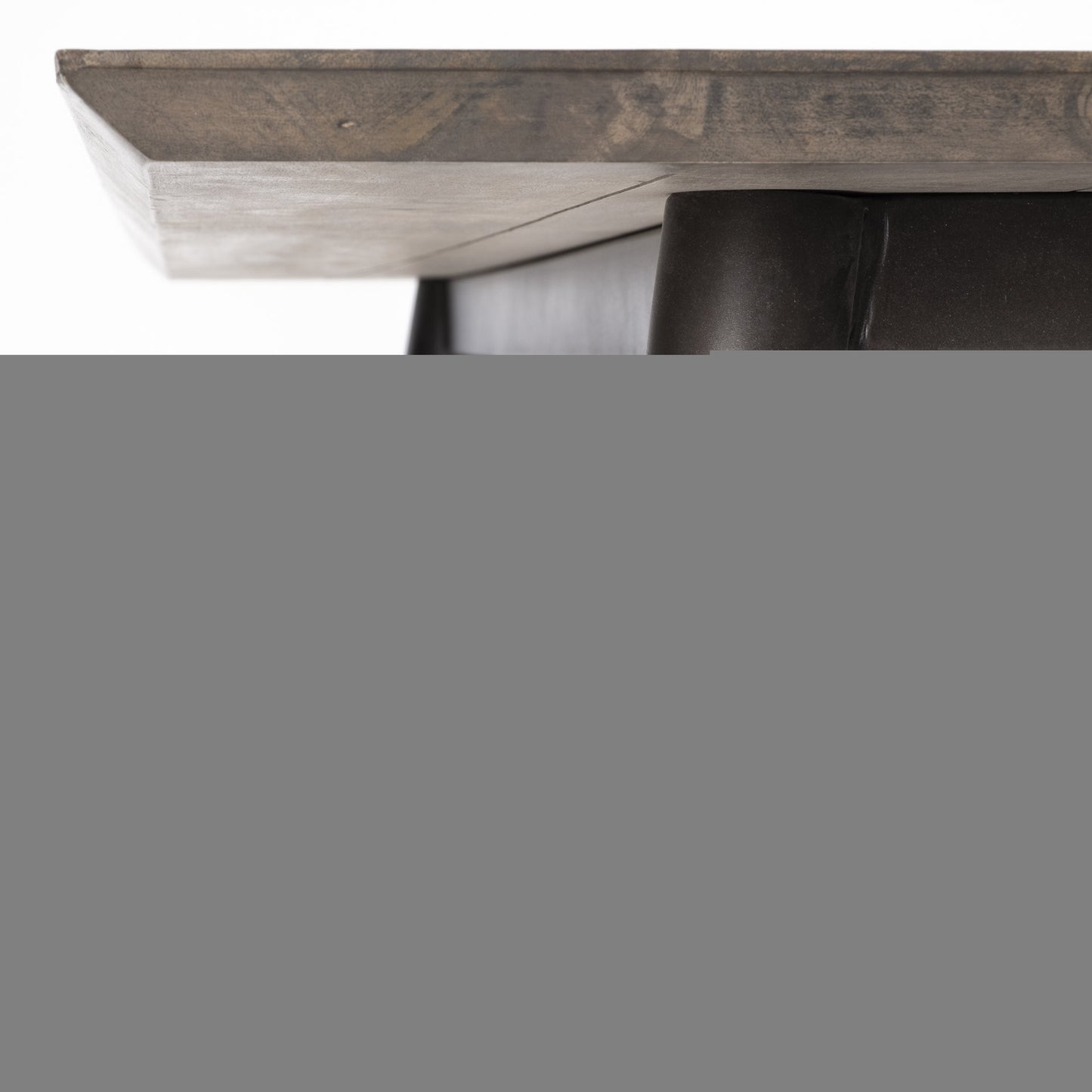 72" Dark Brown Solid Wood Dining Table