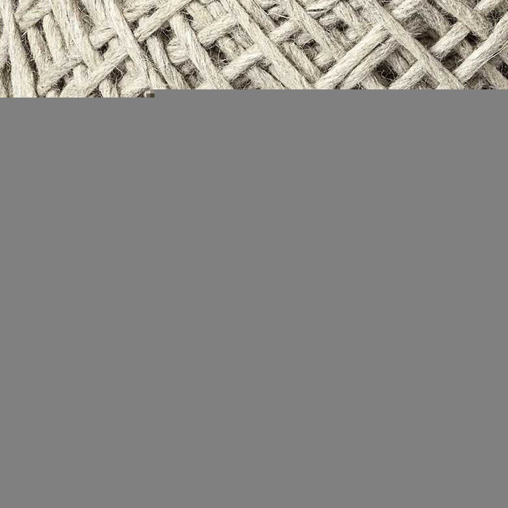 16" Ivory Upholstery Cylinder Abstract Pouf Ottoman