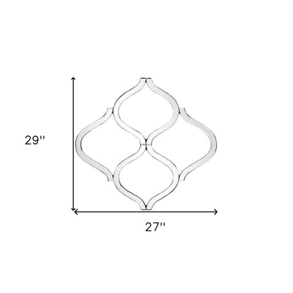 Interlocking Mirrored Curved Shapes With Beveled Edge