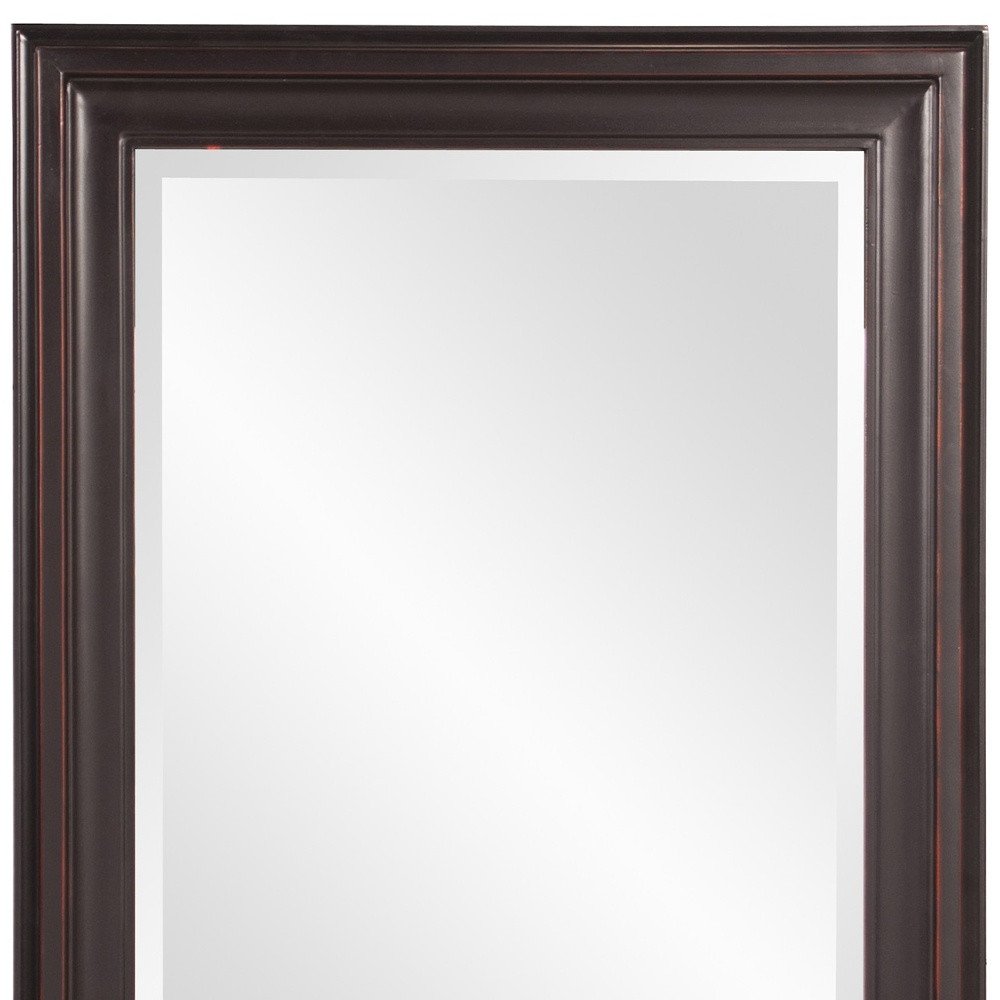 33" Bronze Wood Accent Mirror