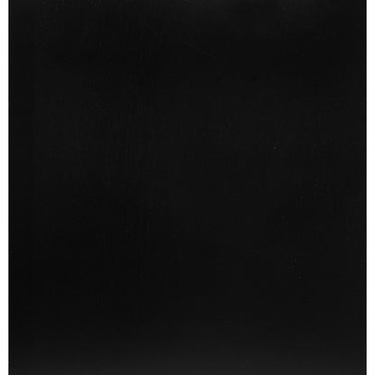 25" Black Wood Three Drawer Nightstand