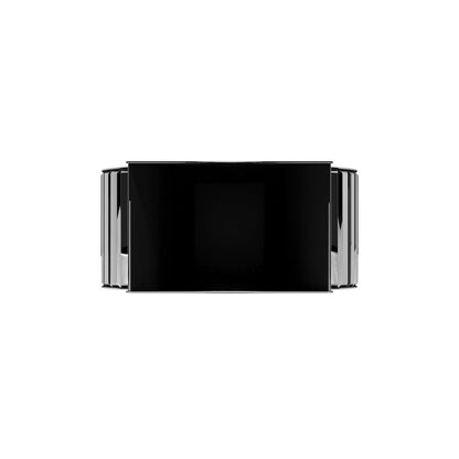 28" Clear Crystal Glass Table Vase