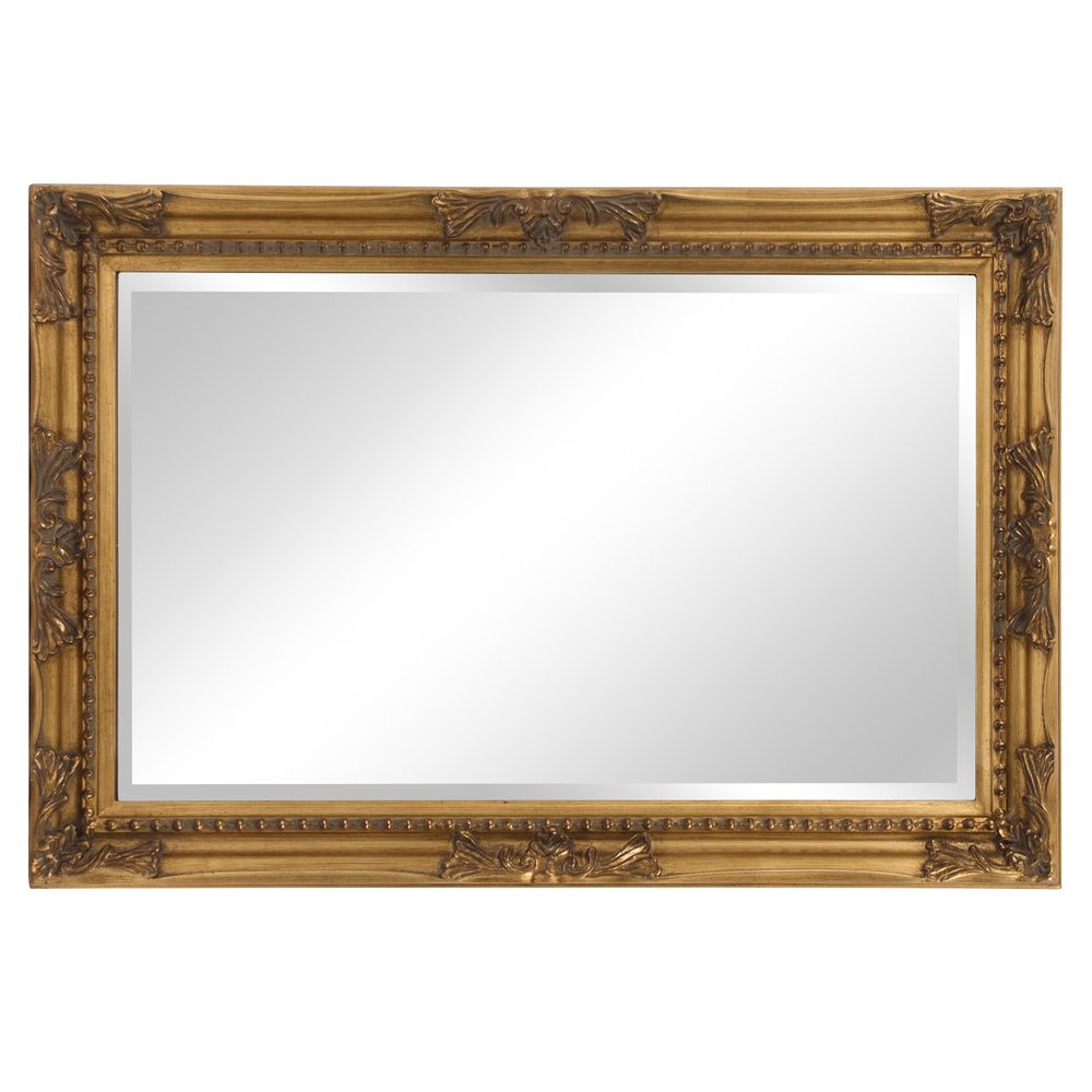 33" Gold Framed Accent Mirror