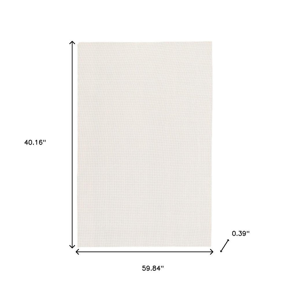 2' x 8' Beige Non Slip Rug Pad