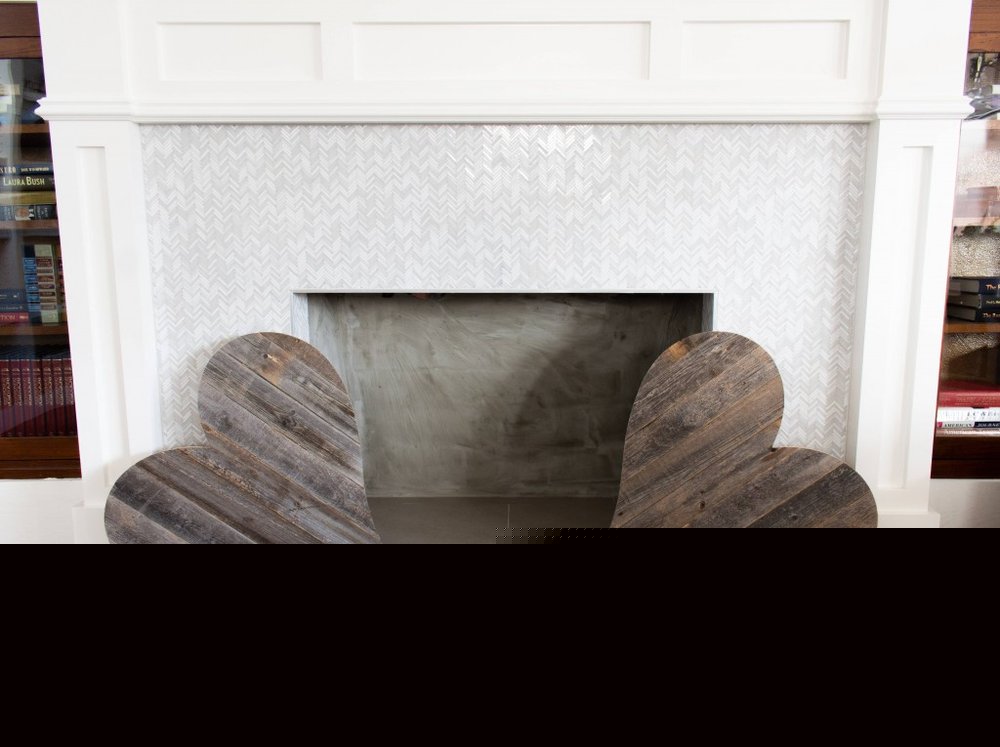 12" Weathered Gray Reclaimed Wood Heart Wall Decor