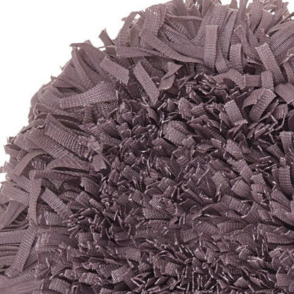 Heart Shaped Lavendar Shag Accent Pillow