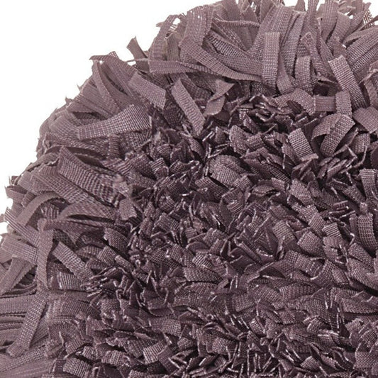 Heart Shaped Lavendar Shag Accent Pillow