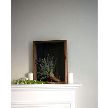 16" x 20" Gray Solid Wood Hanging Picture Frame