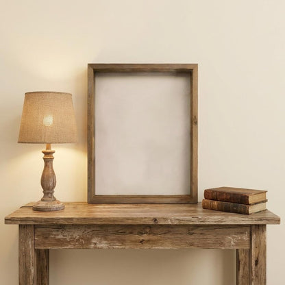 6" x 6" Gray Wood Tabletop Picture Frame