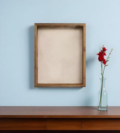 6" x 6" Gray Solid Wood Tabletop Picture Frame