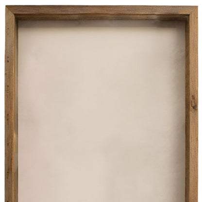 6" x 6" Gray Solid Wood Tabletop Picture Frame