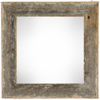 10" x 10" Gray Wood Hanging Picture Frame