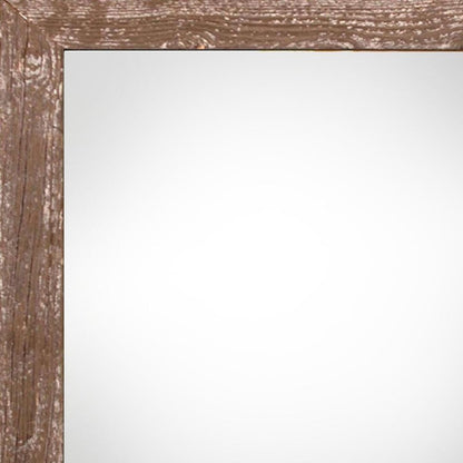 10" x 10" Brown Solid Wood Hanging Picture Frame