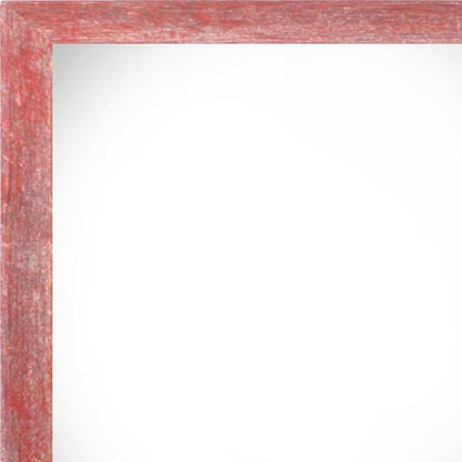 10" x 10" Red Solid Wood Hanging Picture Frame