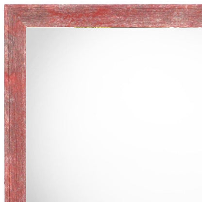 12" x 12" Red Solid Wood Tabletop Picture Frame