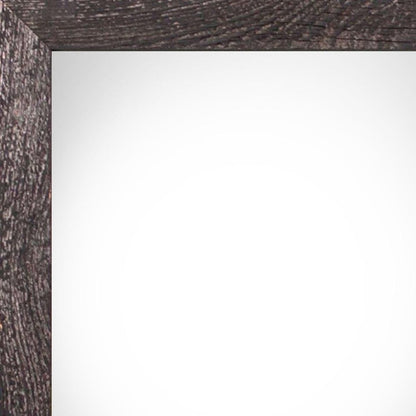12" x 18" Black Solid Wood Hanging Picture Frame