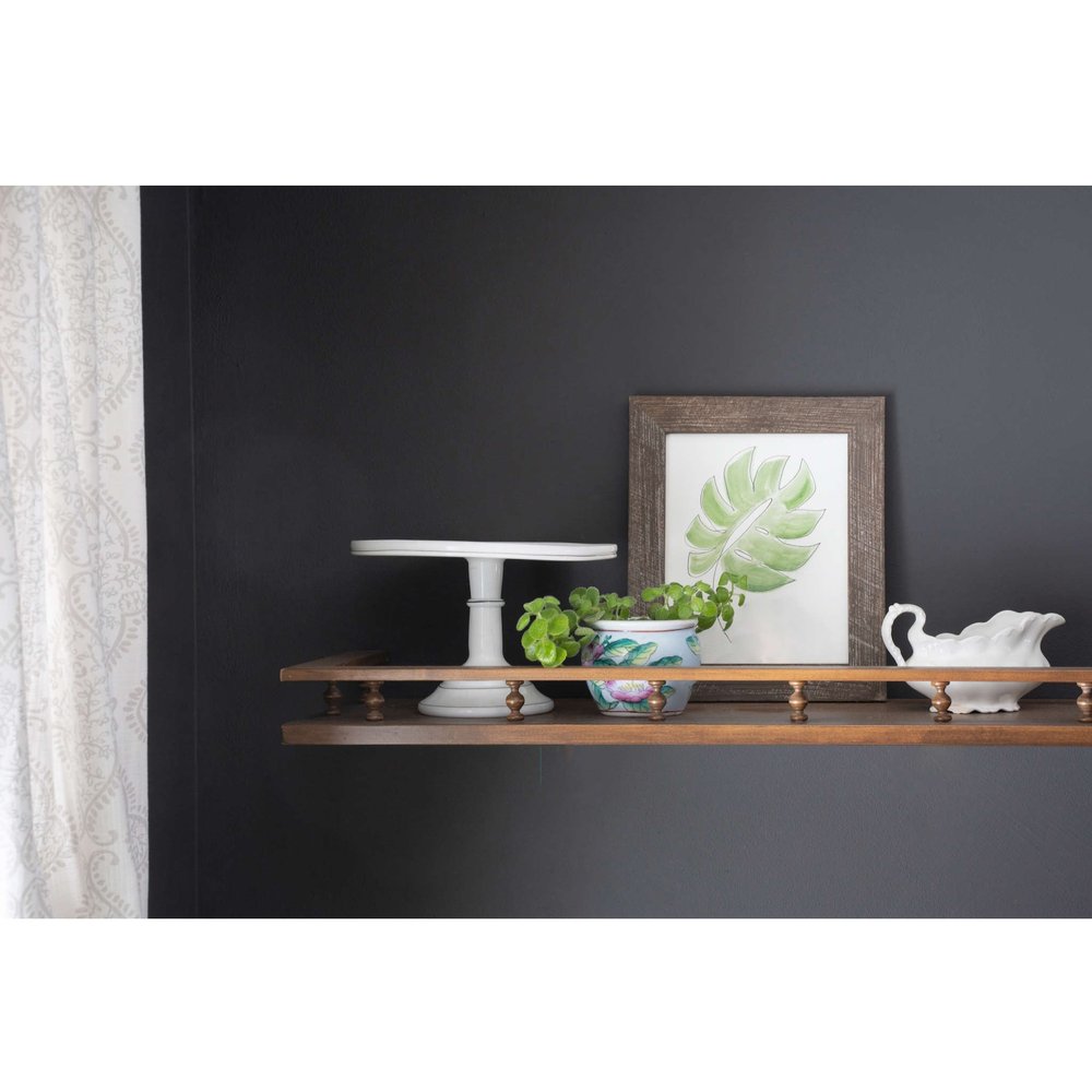 12" x 18" Brown Solid Wood Hanging Picture Frame