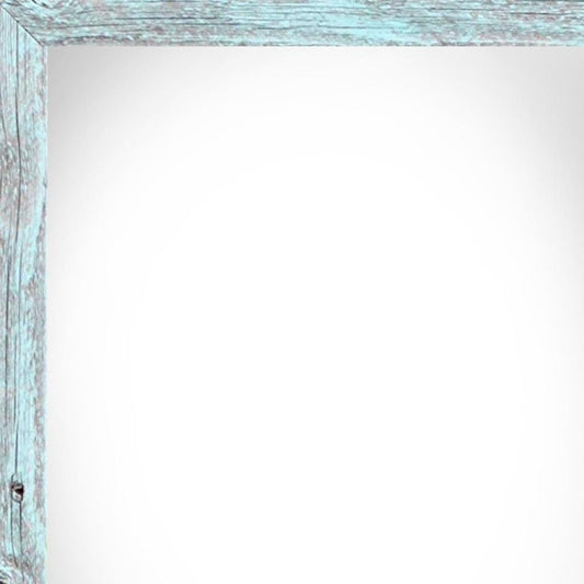 13" x 19" Blue Wood Hanging Picture Frame