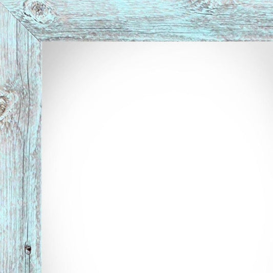 14" x 18" Blue Wood Hanging Picture Frame