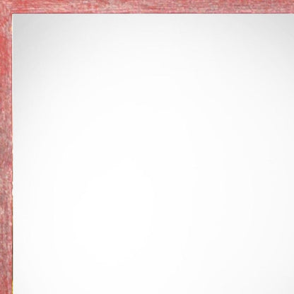 14" x 18" Red Solid Wood Hanging Picture Frame