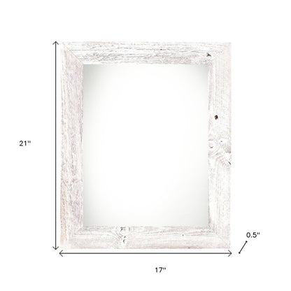 14" x 18" White Solid Wood Hanging Picture Frame