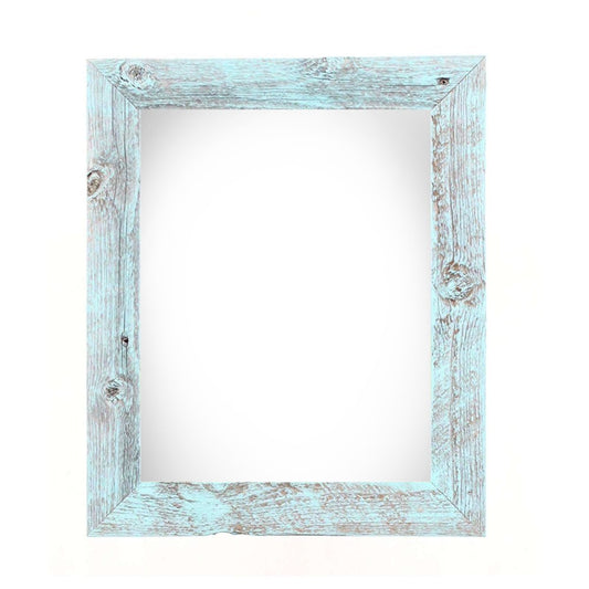 18" x 24" Blue Wood Hanging Picture Frame