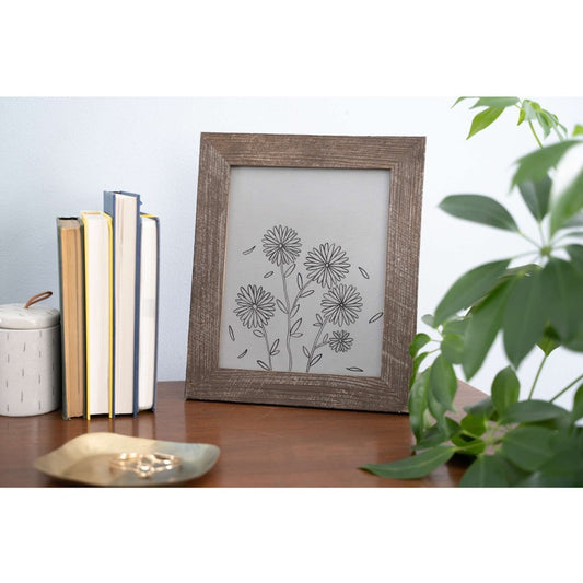 18" x 24" Espresso Solid Wood Hanging Picture Frame