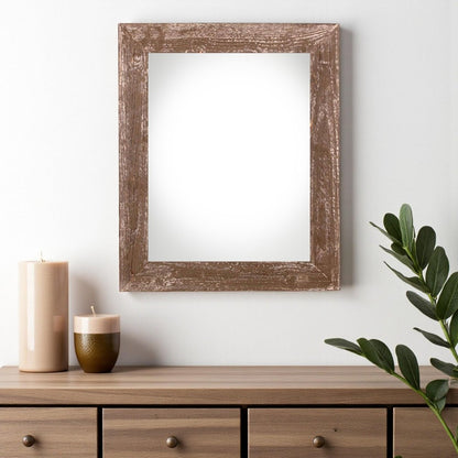 18" x 24" Brown Wood Hanging Picture Frame