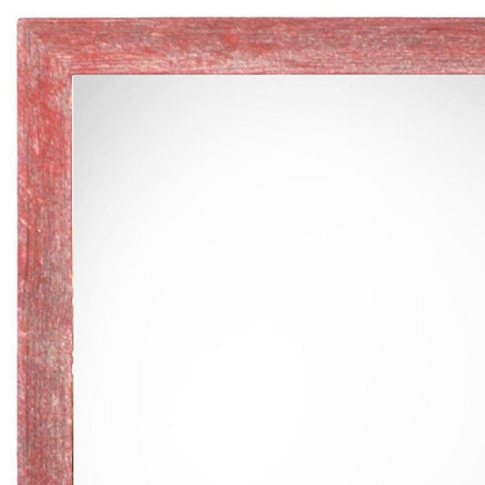 18" x 24" Red Wood Hanging Picture Frame